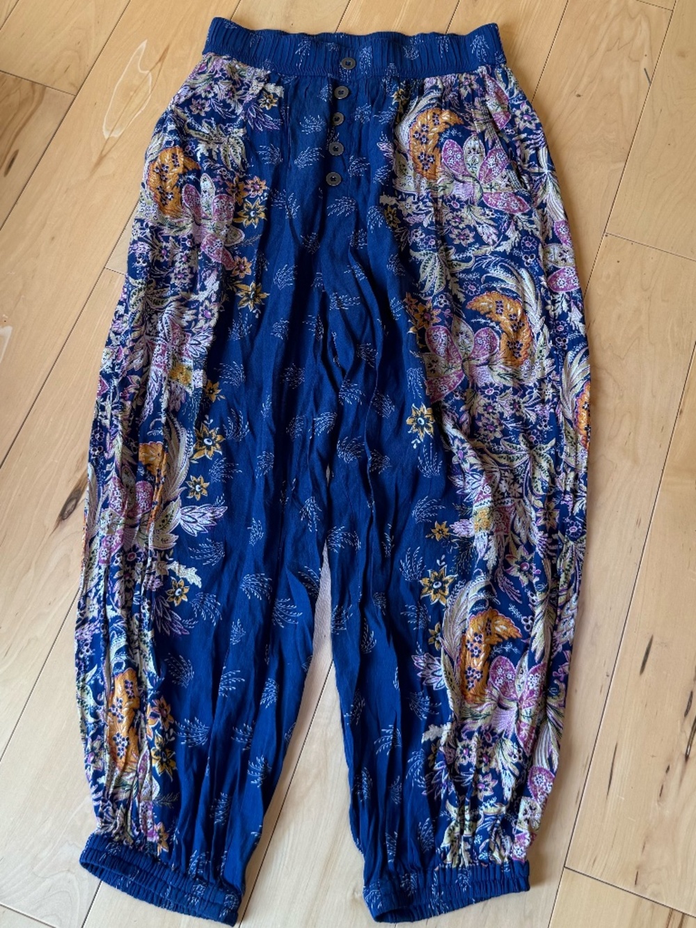 Anthropologie Floral Pant